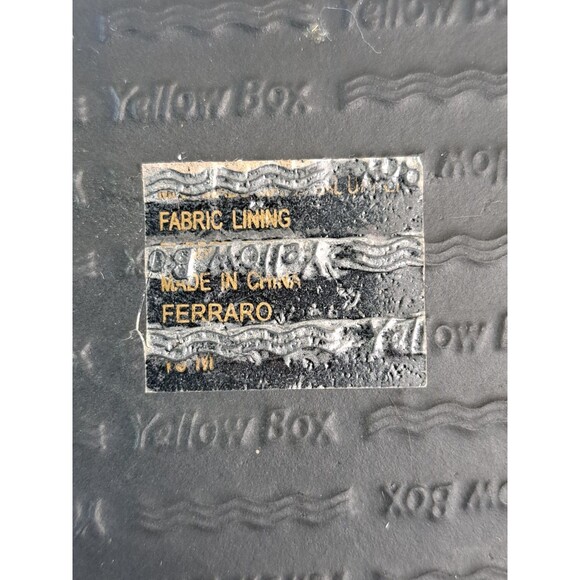 Yellow Box "Ferraro" Red and White Flip Flops Women’s Size 10 M - Picture 5 of 5